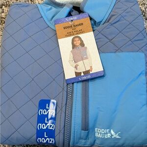 Eddie Bauer Kids Blue Polar Fleece Jacket